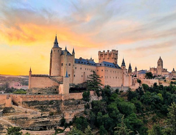 ISegovia castle in Spain