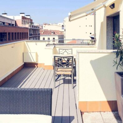 Terrace with views at Mercure Madrid centro hotel