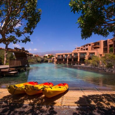 Kayaks at the Barcelo Tenerife all inclusive resort