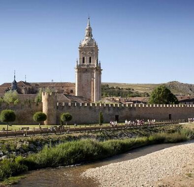 Walls and Cathedral at Burgos de Osma in Soria