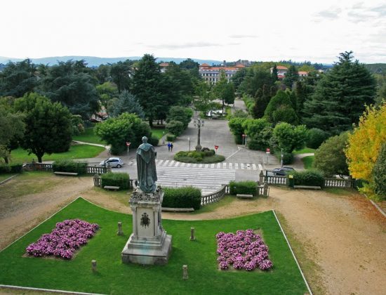 Alameda park in Santiago de Compostela