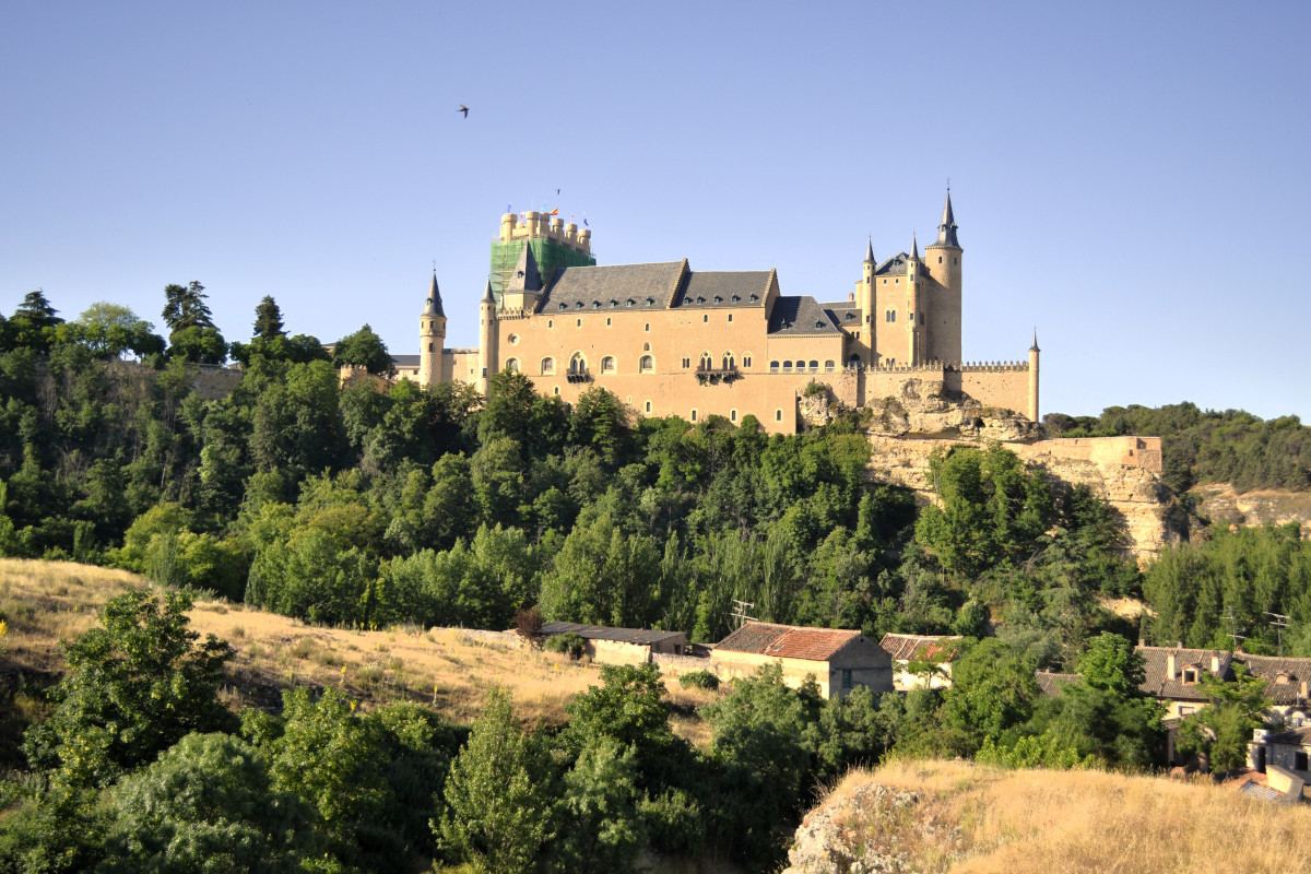 Views of the Alcazar in Segovia