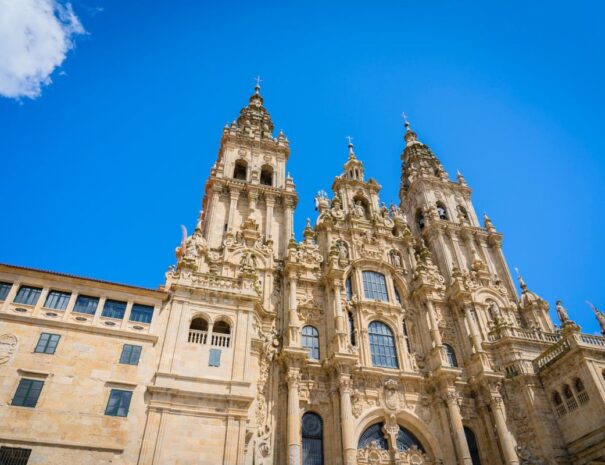 Santiago´s cathedral at plaza del obradoiro
