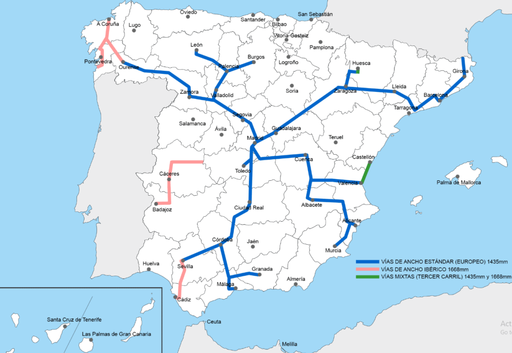 ave map spain 2023