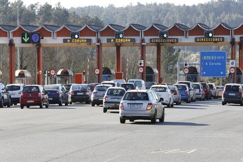 toll booths in spain