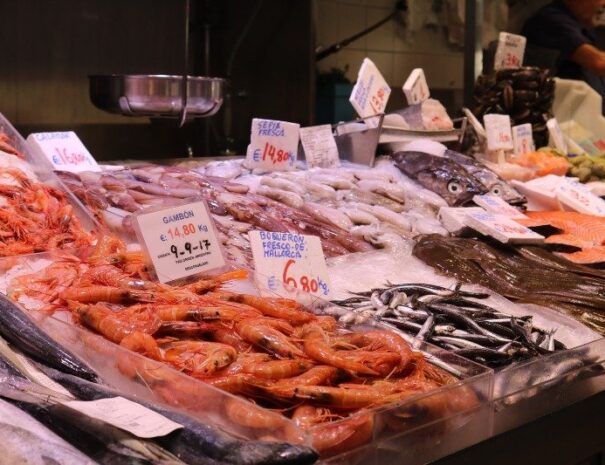 Food market in Palma de Mallorca